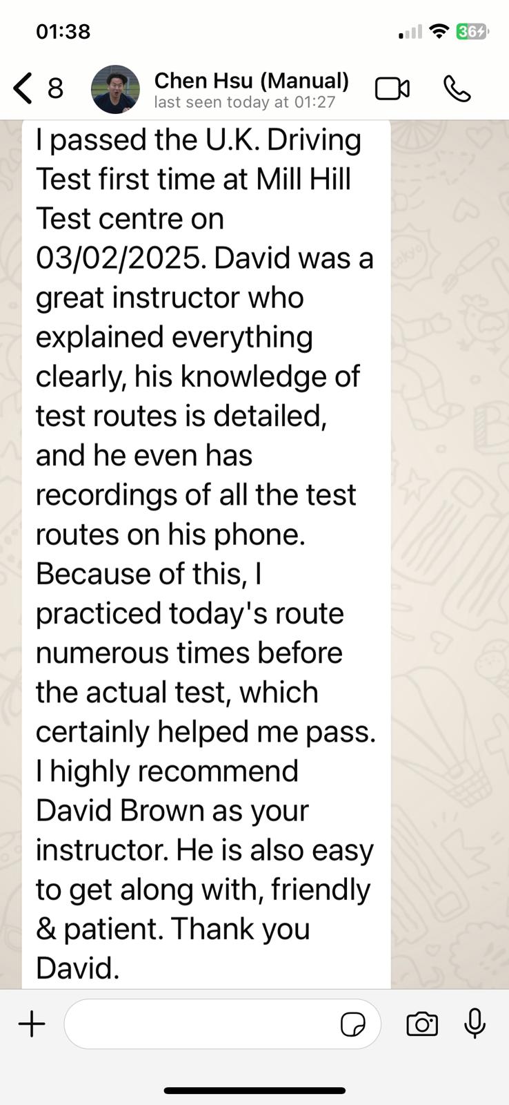 Student 24 celebrating passing their driving test with Top Gear Driving School